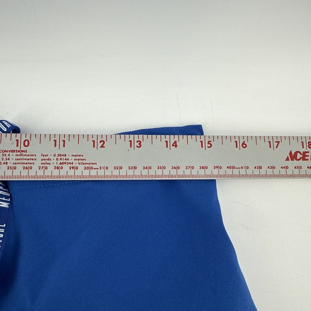 Med Couture Scrub Women's Small Tall Straight Leg Pull-on Pants Royal Blue - Picture 7 of 8